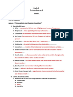 Revision Sheet 2 (Atmospheric and Oceanic Circulation) Model Answer