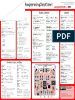 Libraries Structure & Flow Operators Built-In Functions: Programming Cheat Sheet