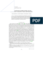 The Double-Base Number System and Its Application To Elliptic Curve Cryptography