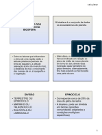 SLIDES - Distribuição Organismos Na Biosfera e Biomas