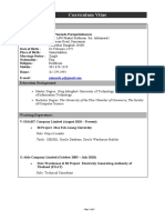 Curriculum Vitae: Personal Details