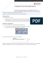 Connect Note: Integrate Xlreporter Into Factorytalk View Se