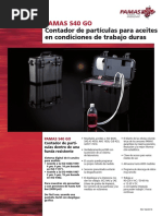 Contador de Partículas para Aceites en Condiciones de Trabajo Duras