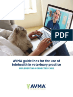 AVMA Guidelines For The Use of Telehealth in Veterinary Practice