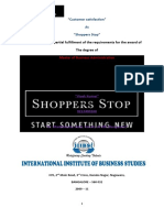 Shoppers' Stop Project Report