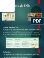 Fats & Oils Introduction