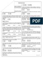 Profit and Loss: Type I - Basic Questions