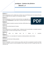 SMI - S4 TPs Serie - 3 Et Correction Langage C