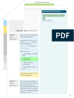 Examen Tipos de Pensamientos y Bloqueos