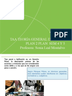 TAA - TEORIA GRAL DELITO PLAN 2 SEM 3, 4 y 5