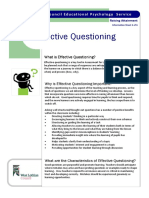 Effective Questioning: West Lothian Council Educational Psychology Service