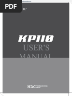 KP 110 Eng Manual - En.es