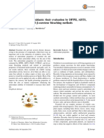 Essential Oils As Antioxidants: Their Evaluation by DPPH, ABTS, Frap, Cuprac, and B-Carotene Bleaching Methods