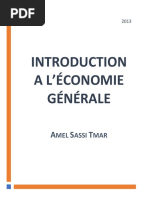 Introduction À L'économie Générale Contemporaine