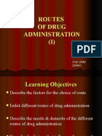 Routes of Drug Administration Aqa