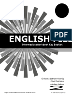 English File: Intermediateworkbook Key Booklet