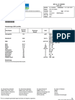 Hematology (CBC Profile) : MR. No. 21112288369 Loc: GH Lab No. Collection: Name: Gender: Male Age: 48 Years