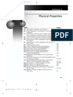 Physical Properties Table