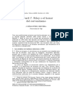 Edward C. Riley o El Honor Del Cervantismo: José Montero Reguera