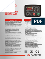 Diesel Compressor Controller: Description Features