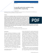 Identification of Sex-Specific Molecular Markers Using Restriction Site-Associated DNA Sequencing