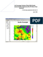 Creating Signal Coverage Contour Plots With Surfer Software From Measured Data Captured With ZTI Drive-Test Systems