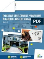 Executive Development Programme in Labour Laws For Managers: (Batch 4)