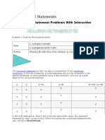 Biconditional Statements: Biconditional Statement Problems With Interactive Exercises