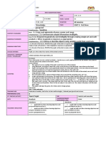 Lesson Plan Week 44 Jan 2022