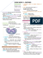 Biochemistry Week 3 - Enzymes