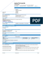 Potassium Ferricyanide: Safety Data Sheet