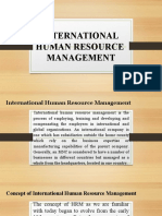 International Human Resource Management