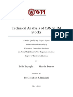 Technical Analysis of CAN SLIM Stocks