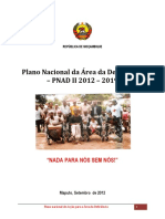 Mozambique National Plan of Action For The Area of Disability - PNAD II 2012 2019