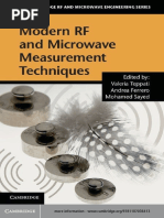 Modern RF and Microwave Measurement Techniques (Valeria Teppati, Andrea Ferrero and Mohamed Sayed, 2013) Livro - 476 Páginas