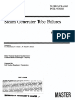 GR01 - Steam Generator Tube Failures