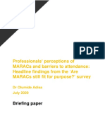 Are Maracs Still Fit For Purpose - Briefing Paper 2020 FINAL