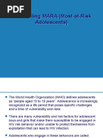 Counselling MARA (Most-at-Risk Adolescents)