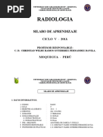 Silabo de Radiologia 2013