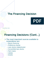 Financing Decision