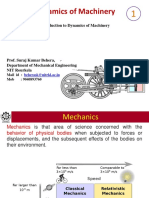 01.class 01 Introduction To Dynamic of Machinery