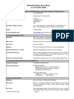 Material Safety Data Sheet Avawash Obm