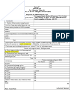 Annual Return Form IV, Payment of Wages Act