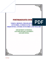 MSC Physics Syllabus