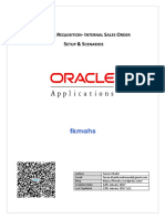 Internal Requisition & Internal Sales Order Setup & Scenarios