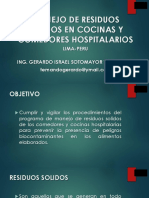 Manejo de Residuos Solidos en Cocinas y Comedores Hospitalarios