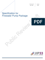 Specification For Firewater Pump Package S 721v2020 08