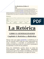 Aristóteles - Retorica Resumen Libros