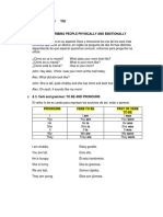 Capítulo 1 - Chapter 1 TÍO: 1. Function: Describing People Physically and Emotionally