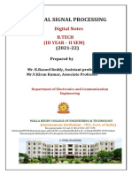 Digital Signal Processing